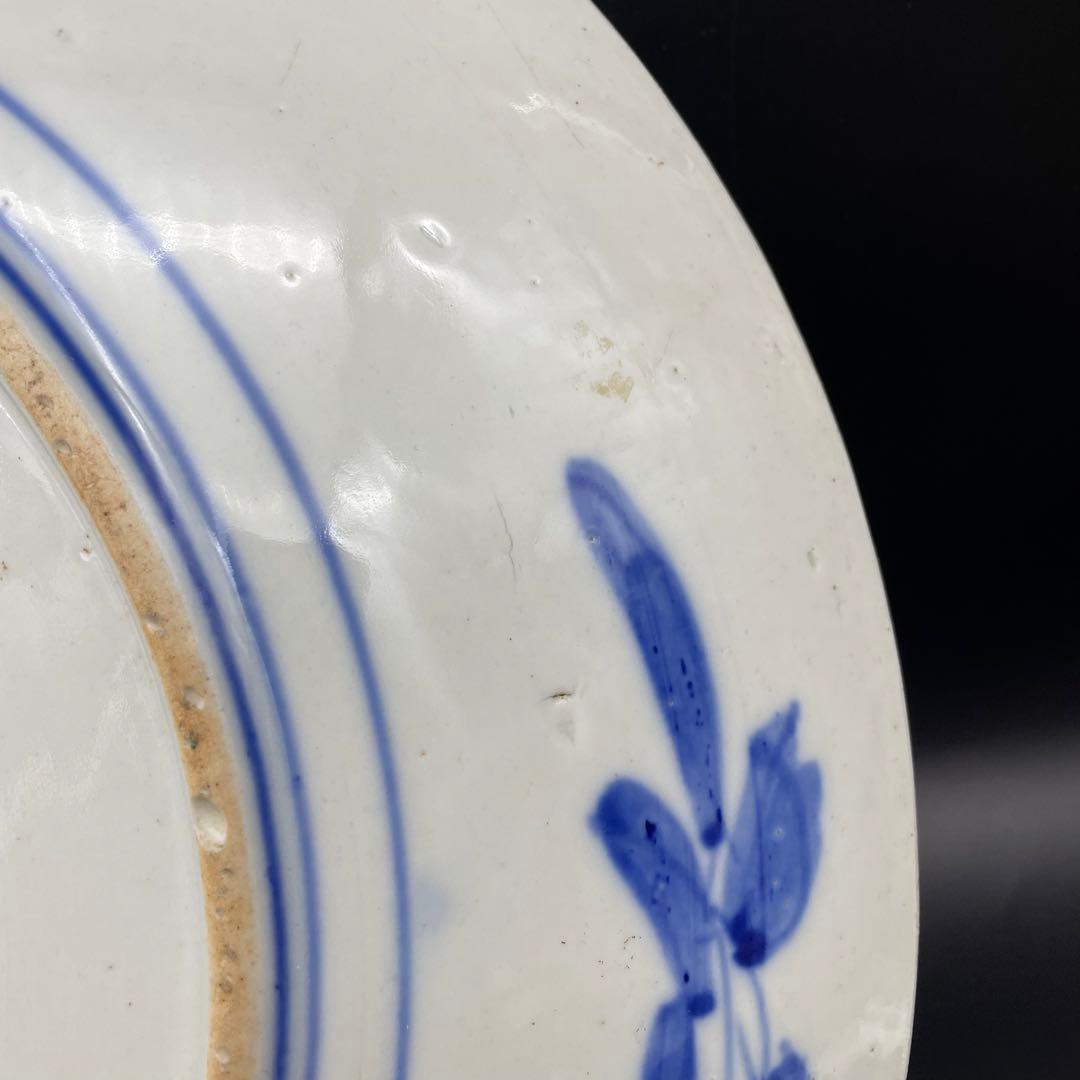 伊万里・有田焼　明治時代　色絵大皿　金彩　飾り皿　40cm