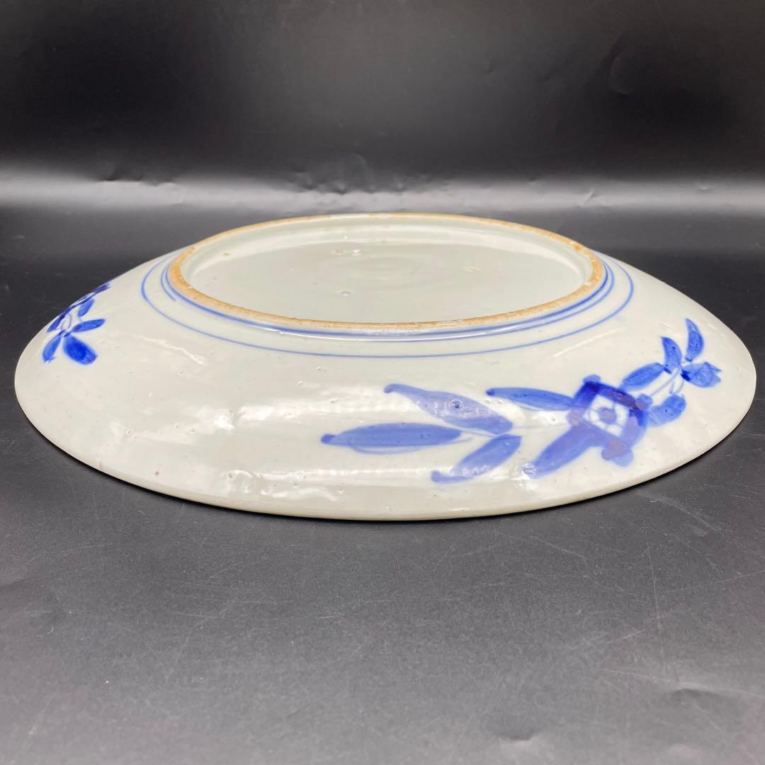 伊万里・有田焼　明治時代　色絵大皿　金彩　飾り皿　40cm