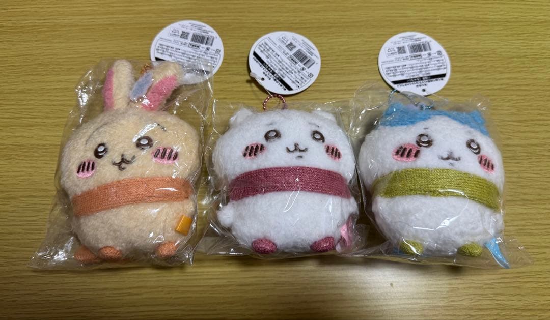 ちいかわ ぬくぬくの装いマスコット3種セット