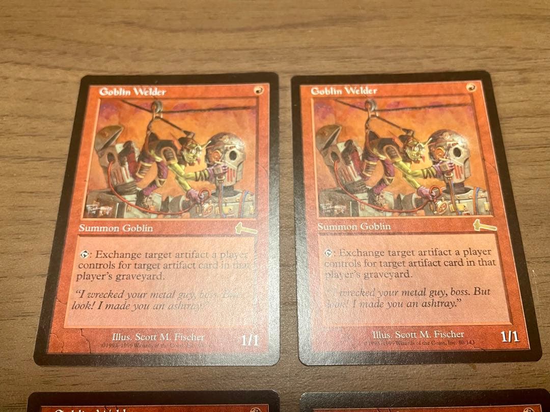 MTG ゴブリンの溶接工 Goblin Welder 英語版　4枚セット