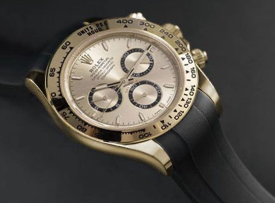 ROLEXデイトナ用 オイスターラバーバンド RUBBER B