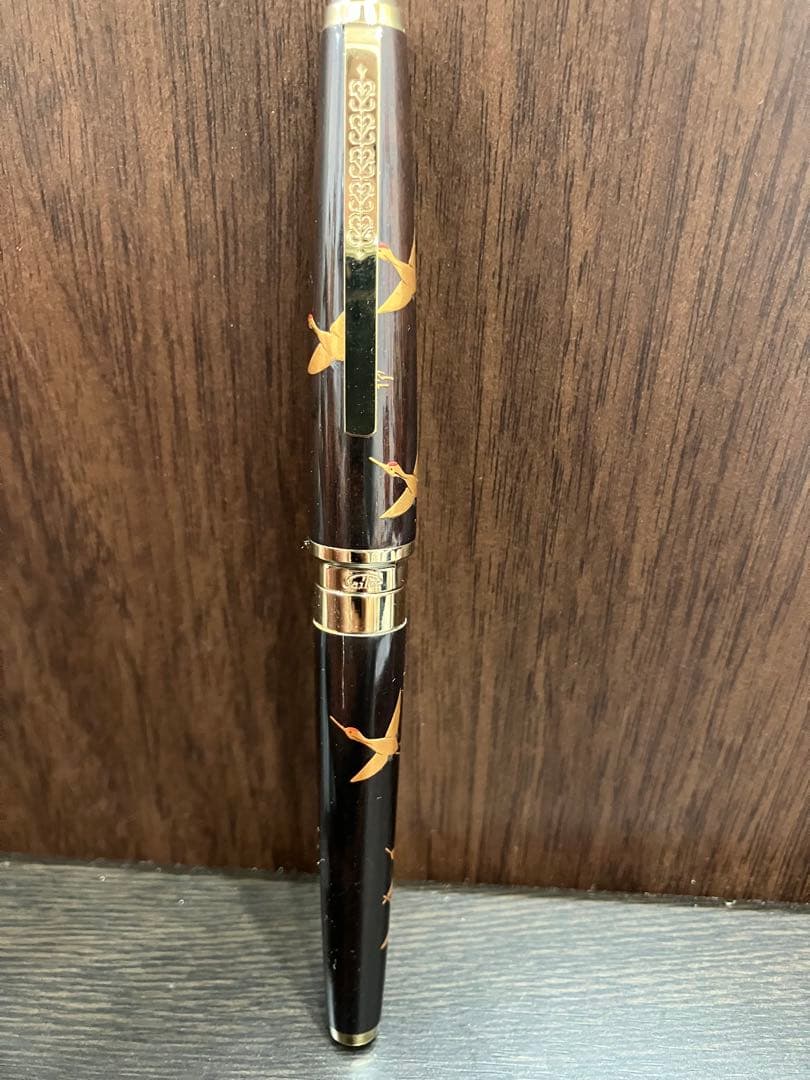 Sailor セーラー 万年筆 茶色 ゴールド 18k 刻印 ヴィンテージ