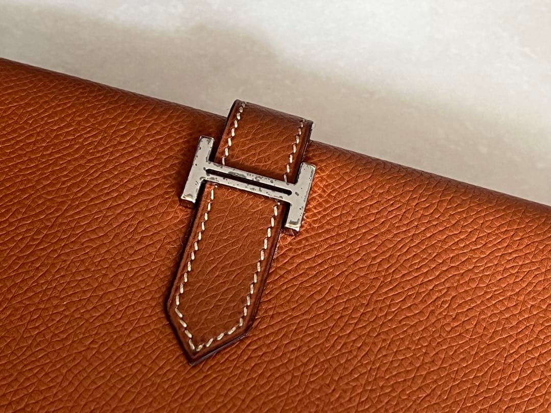 HERMES エルメス ベアン 二つ折り長財布