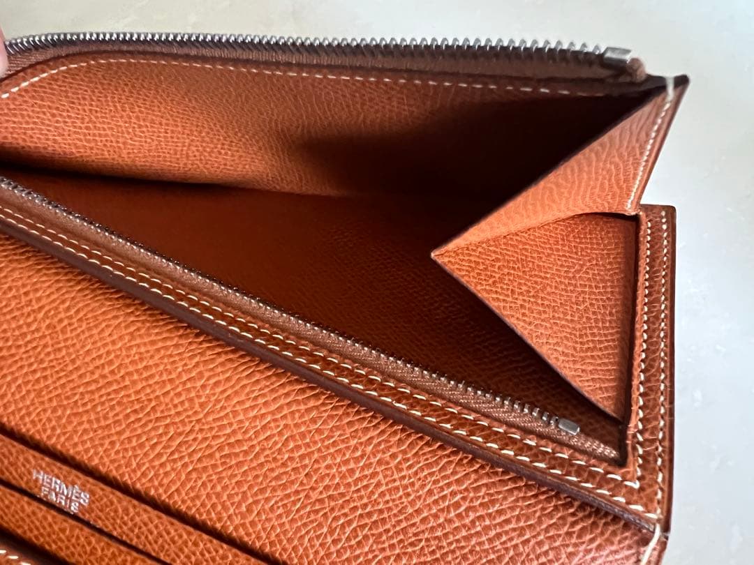 HERMES エルメス ベアン 二つ折り長財布