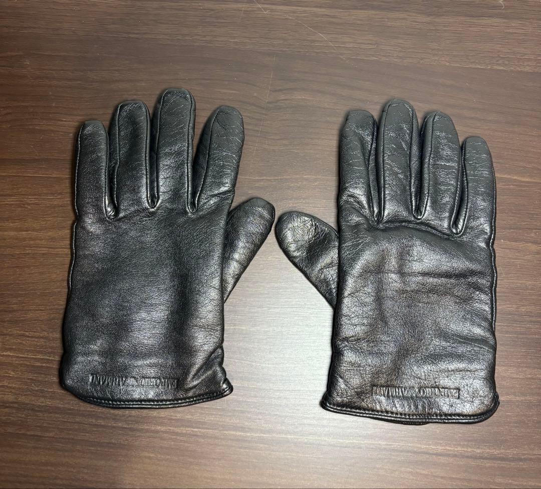 EMPORIO ARMANI レザー手袋