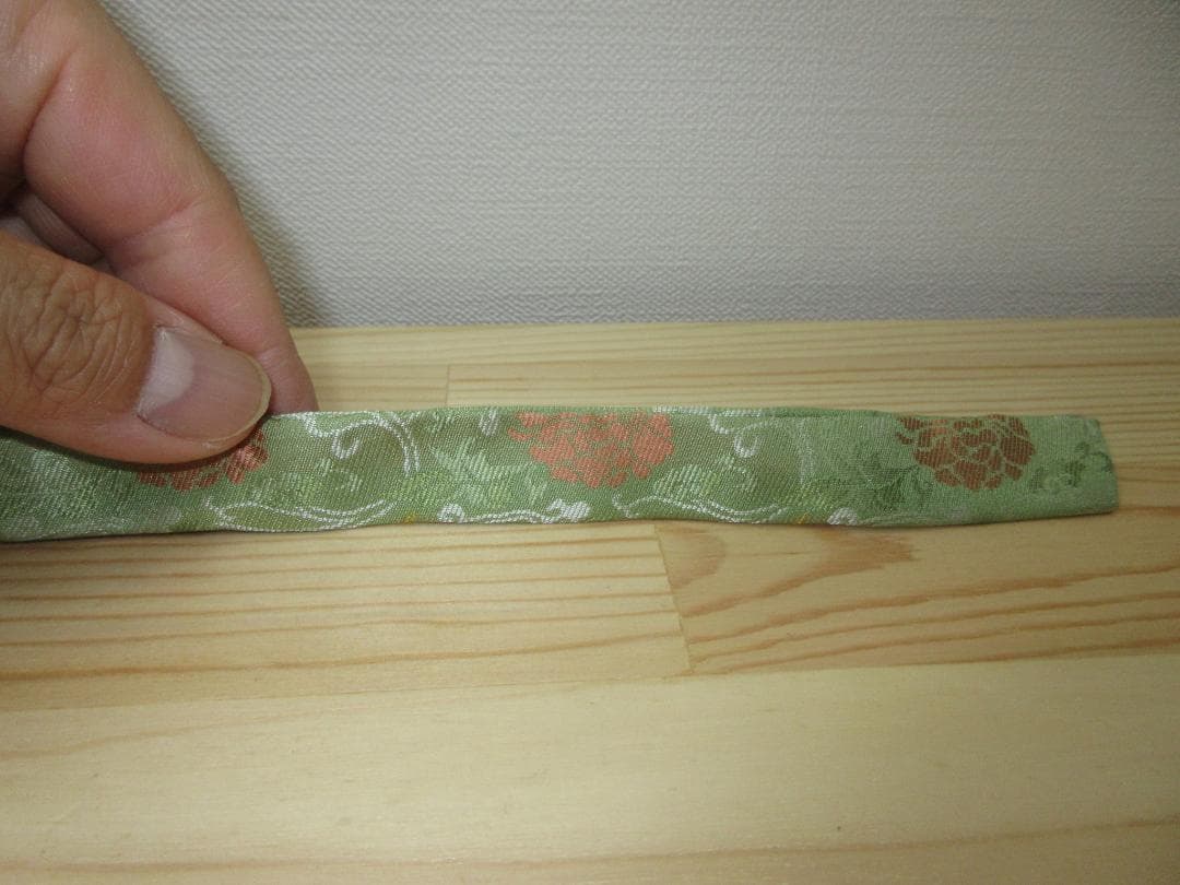 送料込【逢絢亭・新品】茶道具 三つ組仕覆 正絹 牡丹鳥緞子