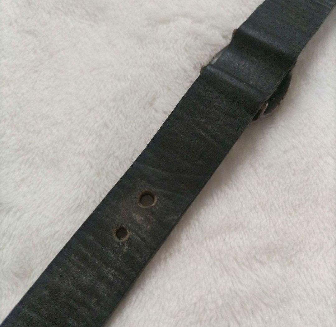 Gaboratory／LEATHER WRIST BAND CROSS OVAL