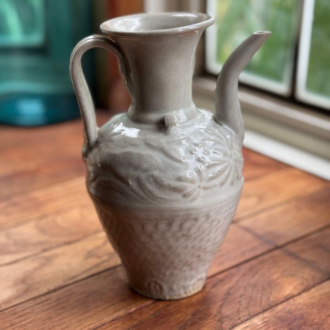 南宗 中国 取手 水注 陶器 骨董 古美術