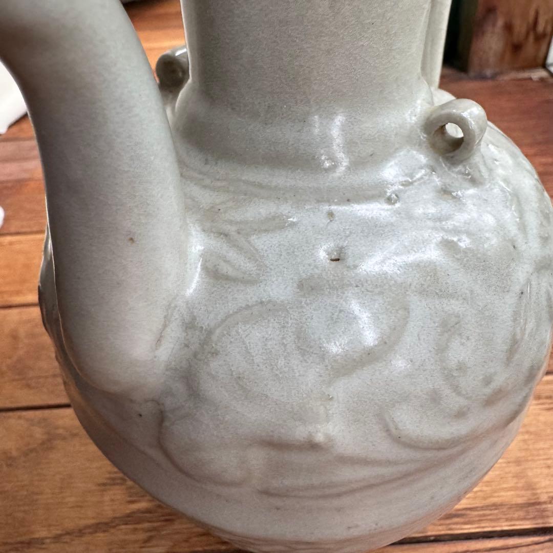 南宗 中国 取手 水注 陶器 骨董 古美術