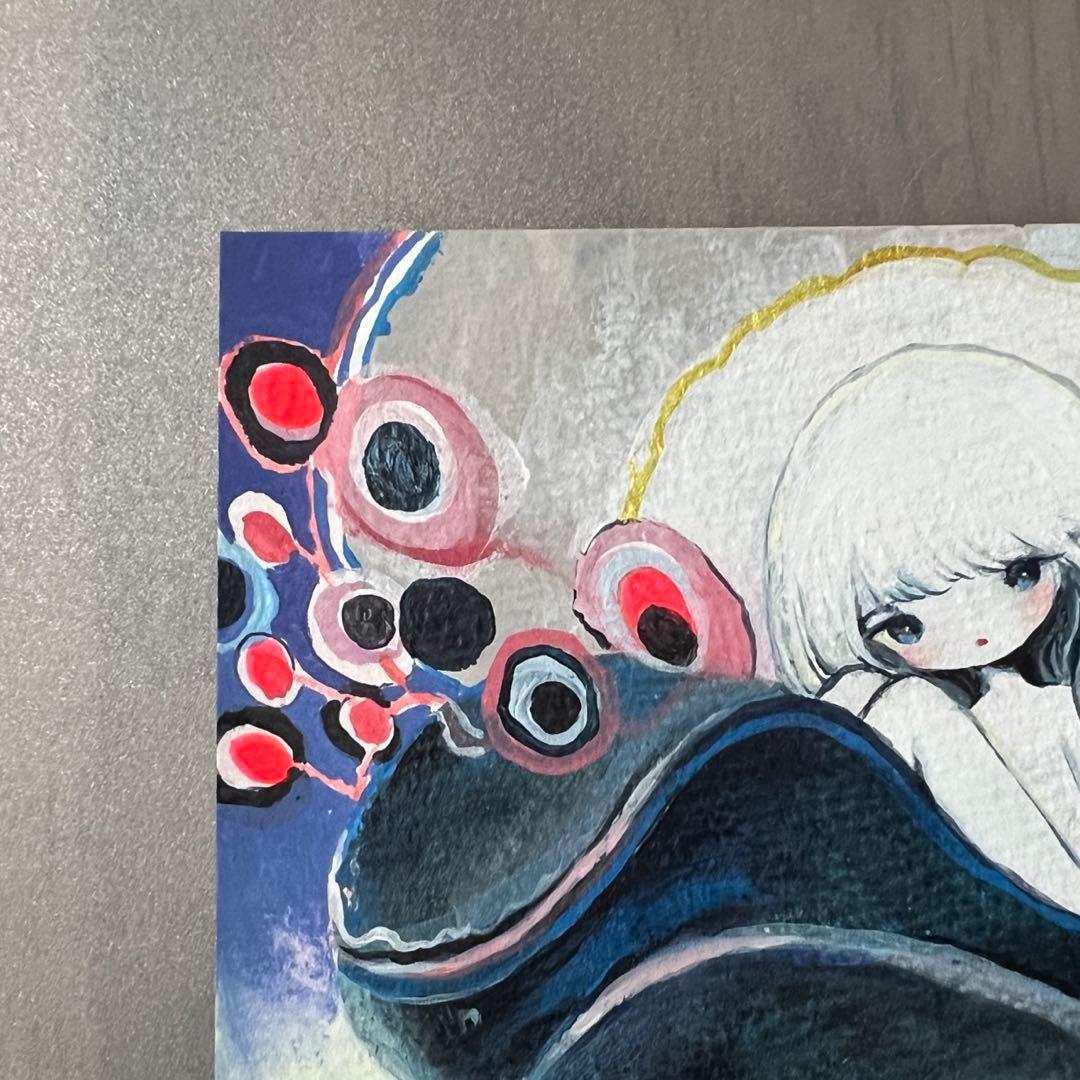 黄菊しーく 水彩画 原画 2023年 si_ku