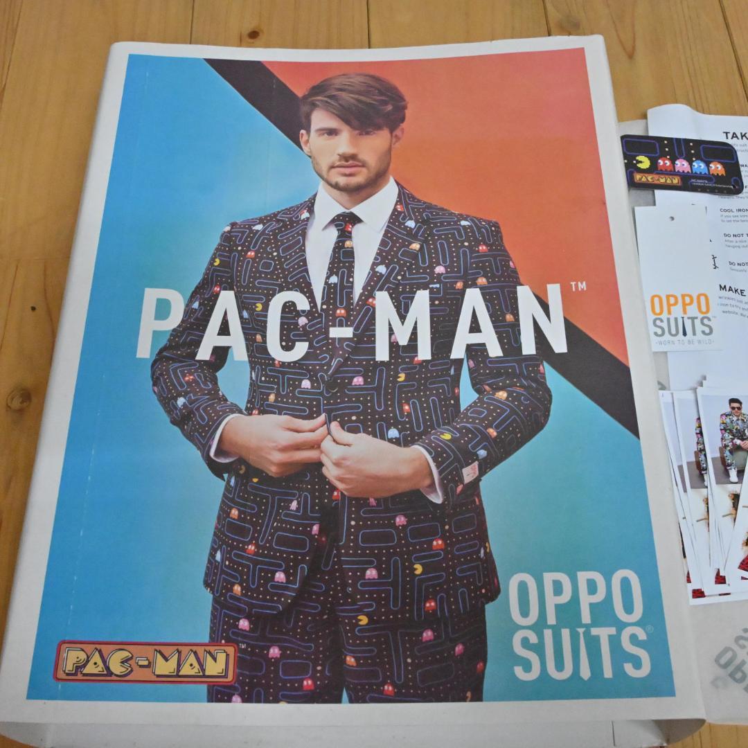 【新品同様】PAC-MAN パックマンスーツ3種セット メンズM〜L Oppo