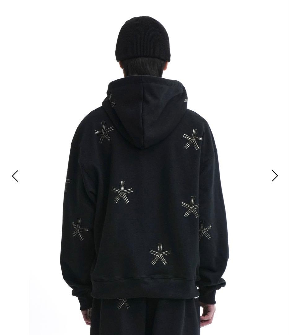 『OY/オーワイ』S.R STONE HOODIE ZIP-UPストーンデザイン