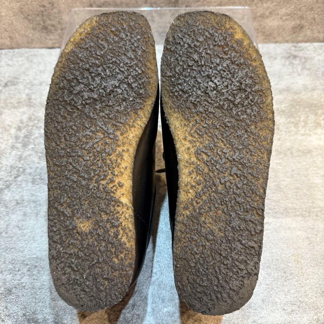 【美品】Clarks クラークス ワラビー レザー シューズ クレープソール