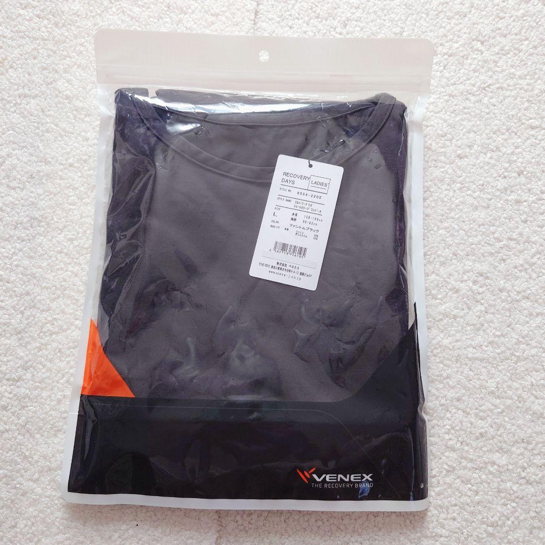 VENEX リカバリーデイズ ショートスリーブワンピース ブラック Lサイズ