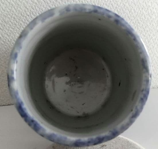 古伊万里　吹墨筆筒