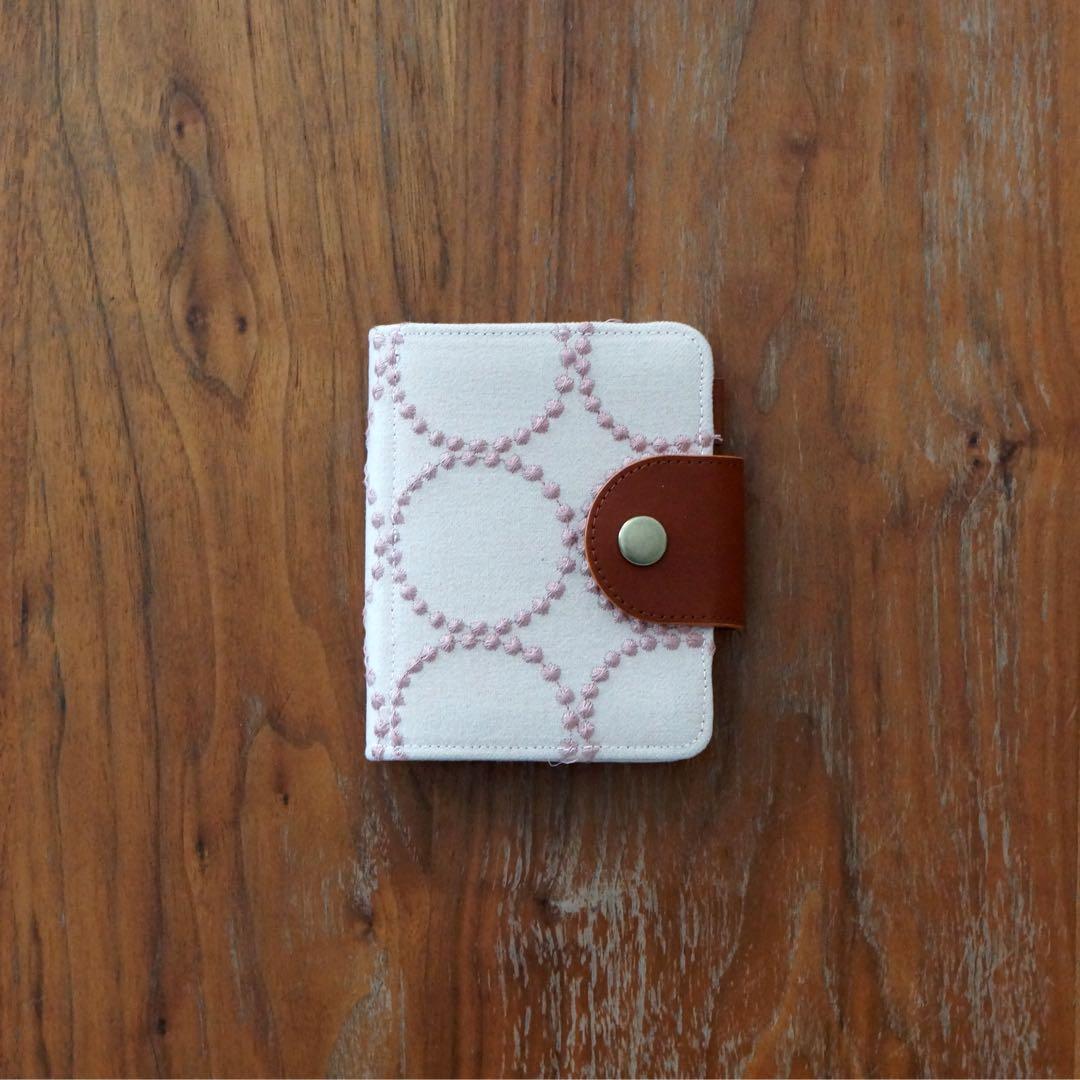 ミナペルホネン　タンバリンdopピンク　ミニ5システム手帳