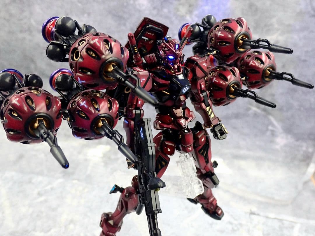 HG ジークアクス 赤いガンダム(フルビット) 全塗装 ガンプラ塗装済 完成品