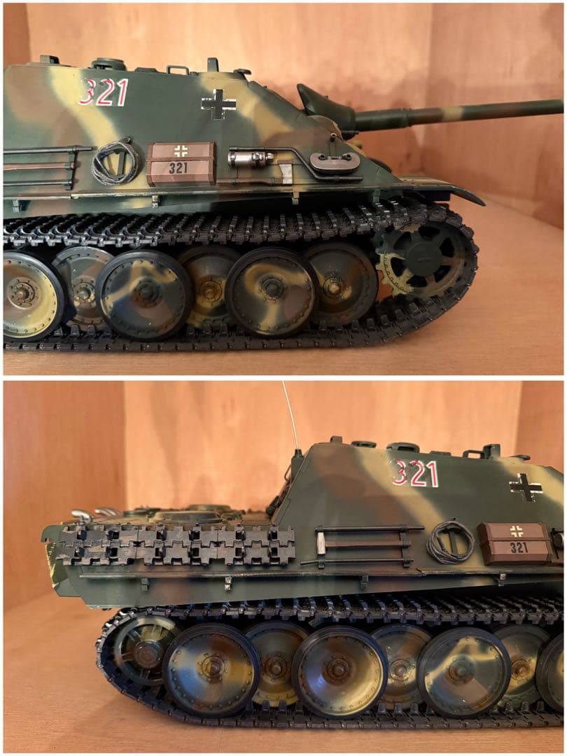 【O-1980】タミヤ ヤークトパンサー 戦車 ラジコン 1/16 ジャンク