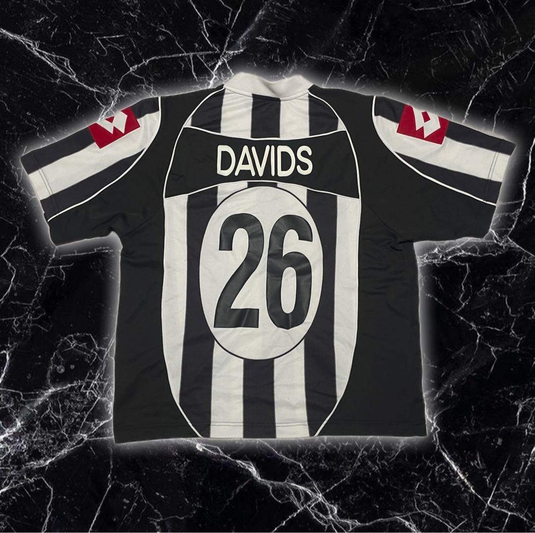 Lotto 製 ユニフォーム ユベントス ダービッツ サッカーゲームシャツ