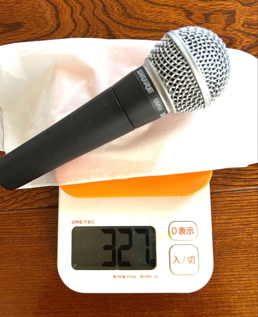 【11/25まで】SHURE SM58 ダイナミックマイク マイクケーブル付き