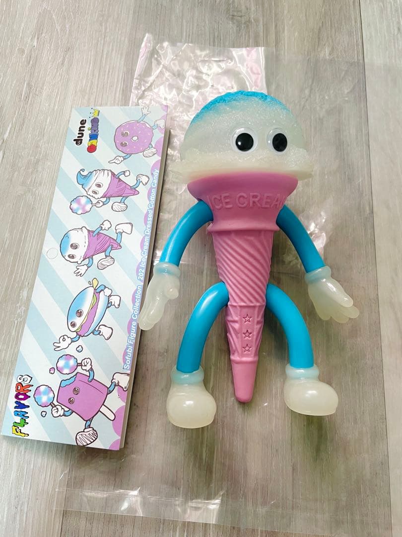 ソフビ フレーバーズ ドレスドコットンキャンディ アイスクリーム