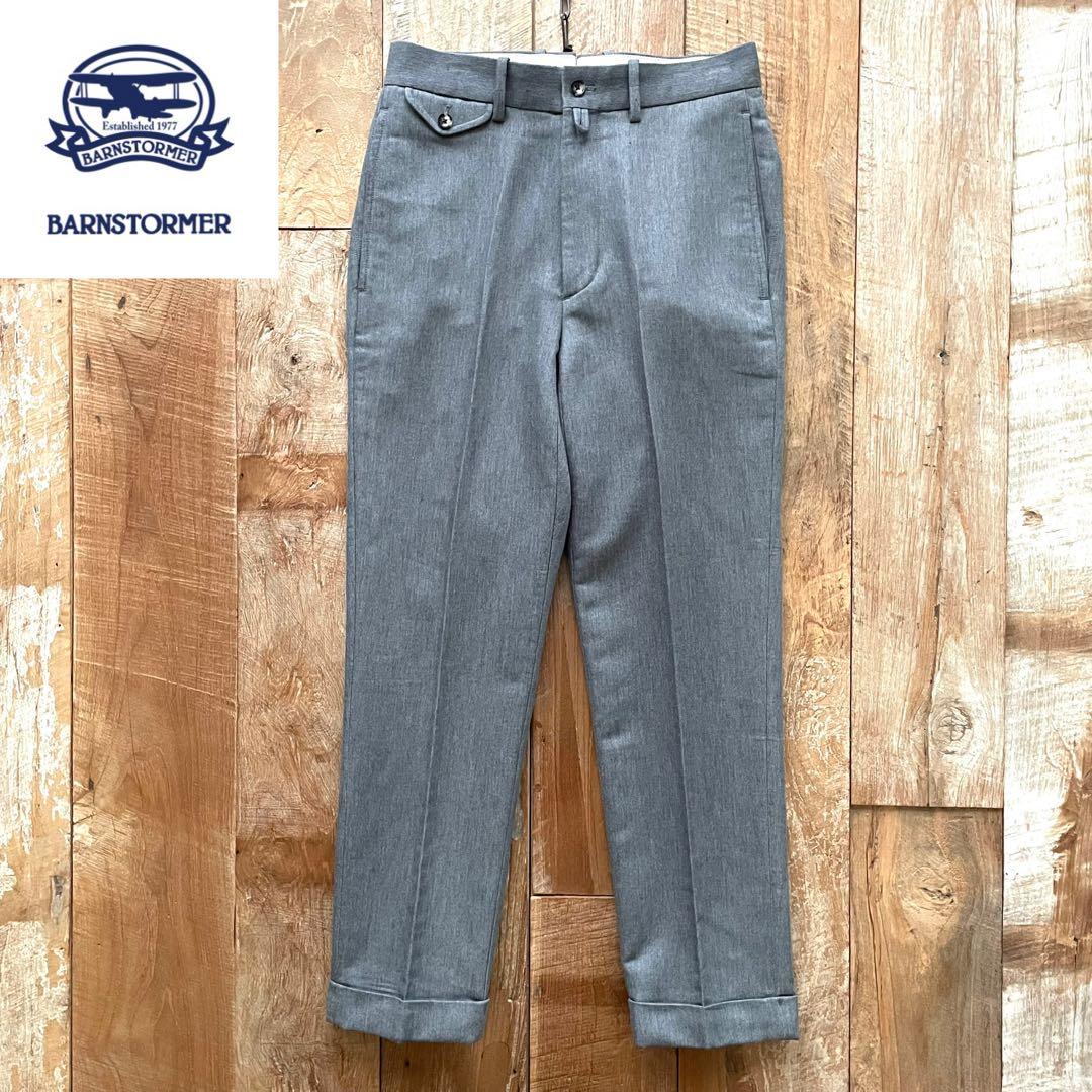 【極美品】BARNSTORMER 1311P ジャージー ドレスチノ パンツ S