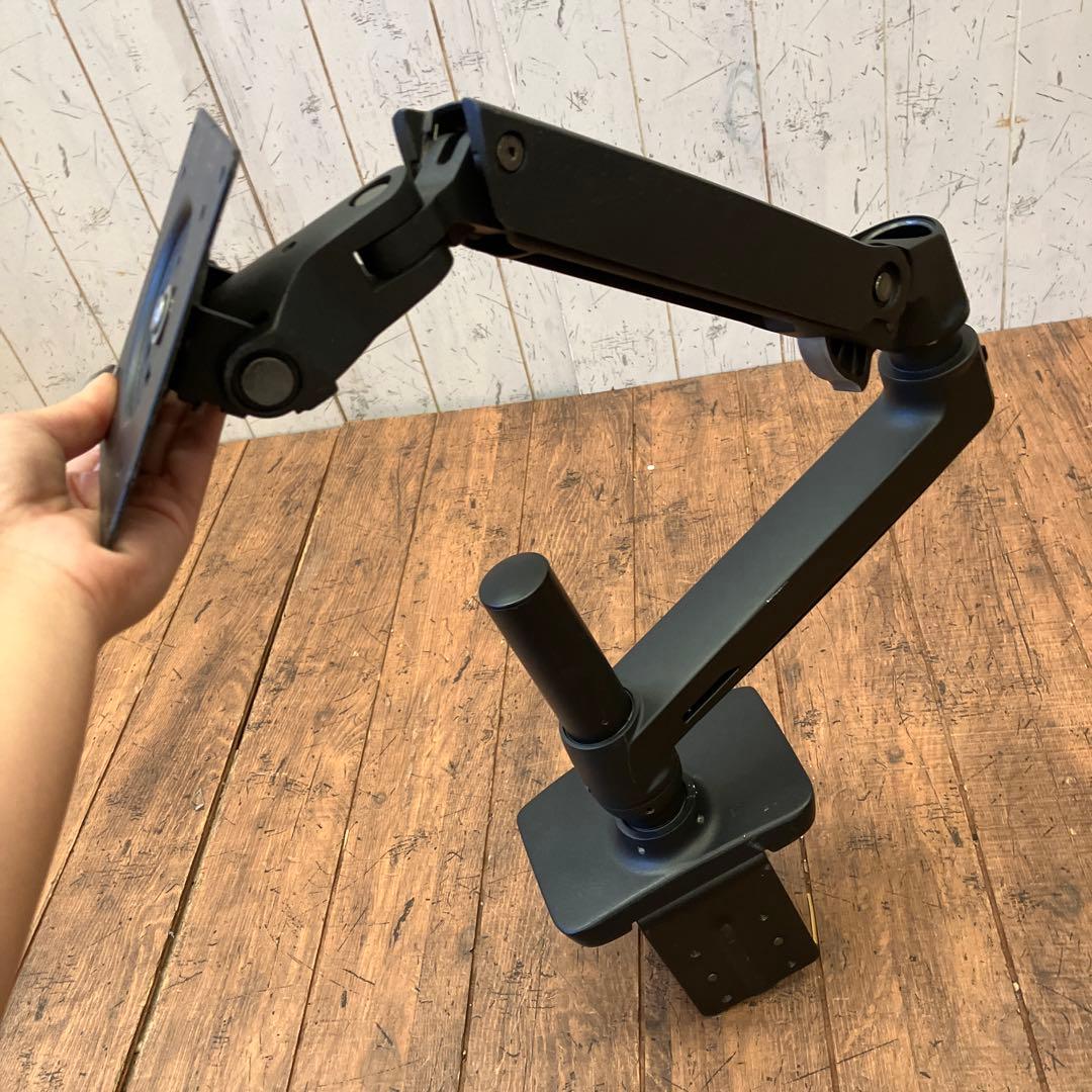 エルゴトロン LX デスク モニターアーム マウントアーム デスク固定 ブラック