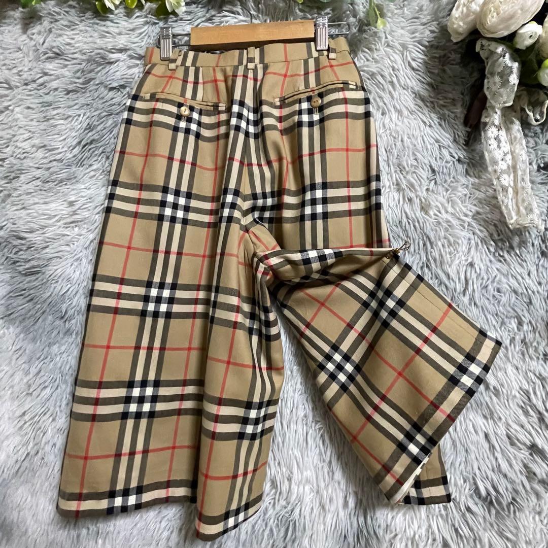 【美品】 バーバリー キュロット ノバチェック ゴルフ S BURBERRYS