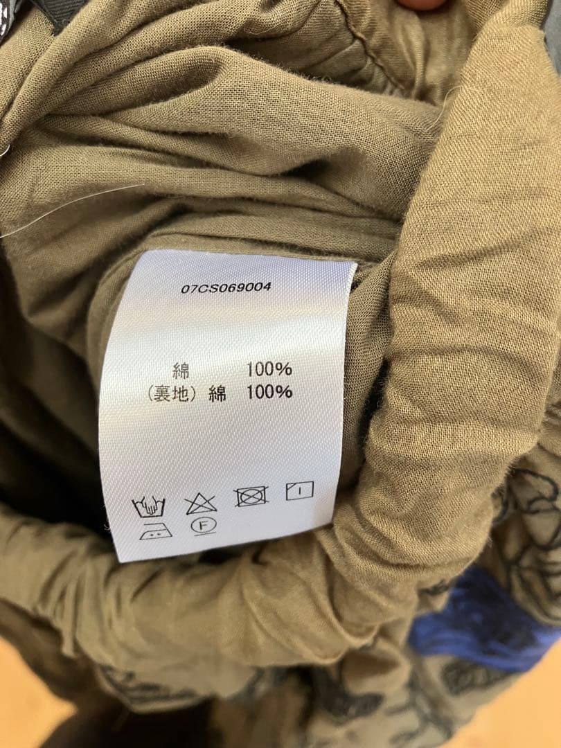 【マーブルシュッド】2022AW Feild はかまパンツ　カーキ　美品