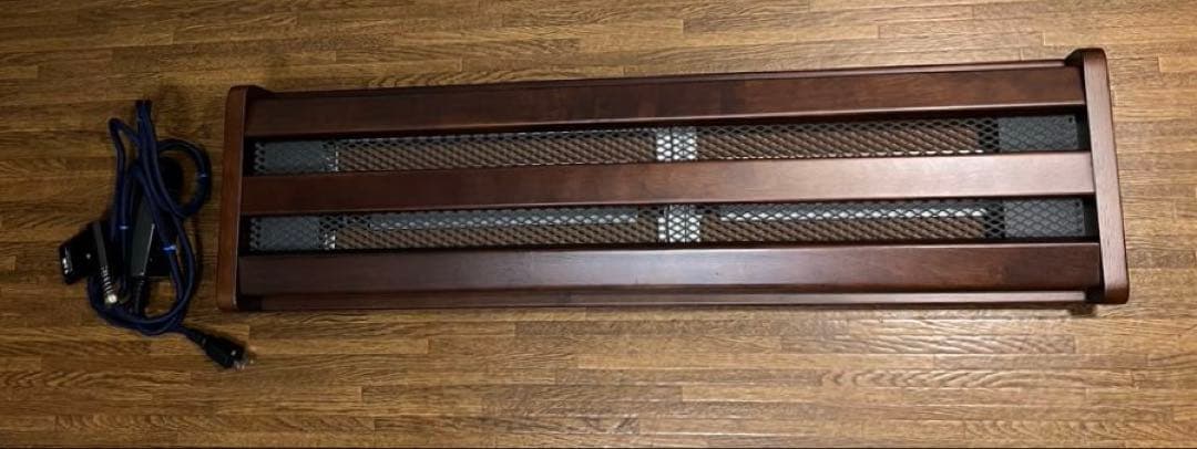 【良品】木枠フットヒーター 電気足温器 ハロゲンヒーター　MFH-321ET