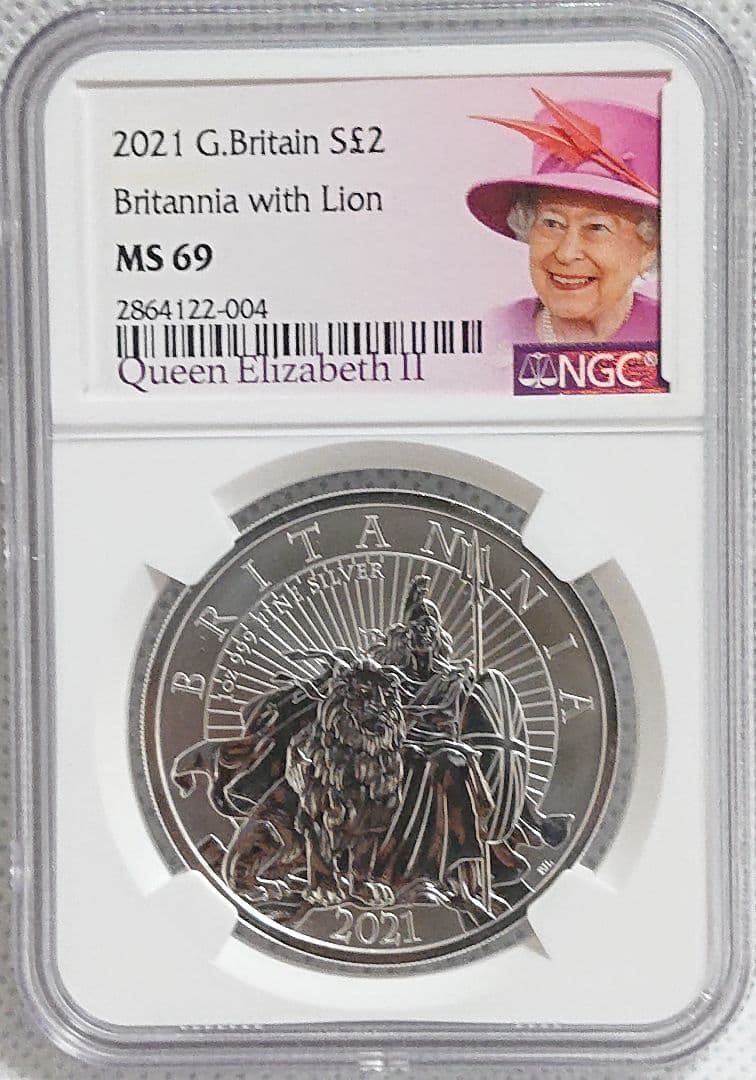 2021年 ブリタニア 銀貨 1oz 二枚（PF69 MS69）