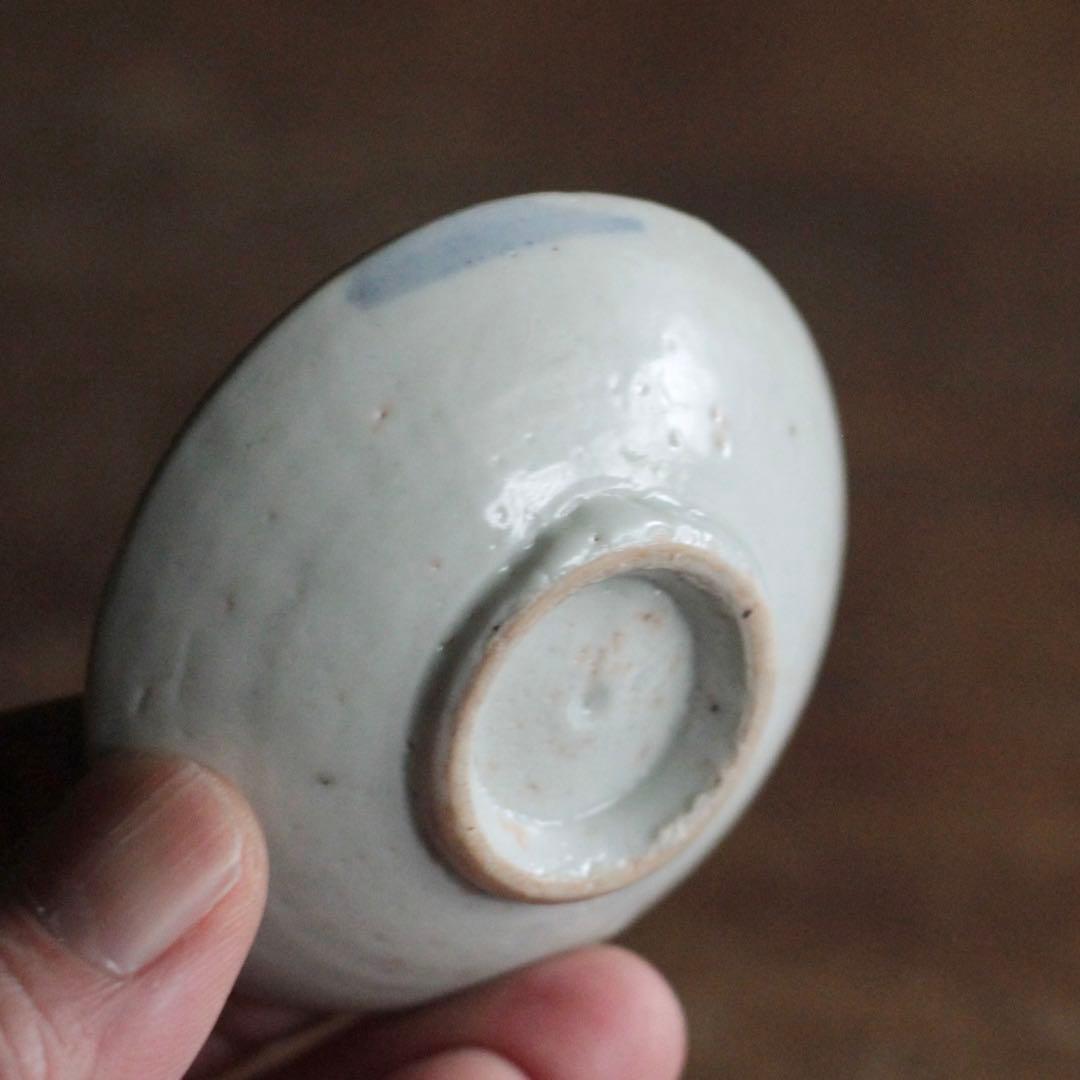 くらわんか 波佐見 染付 平盃 小皿 紅皿 古美術 古道具 アンティーク 酒器