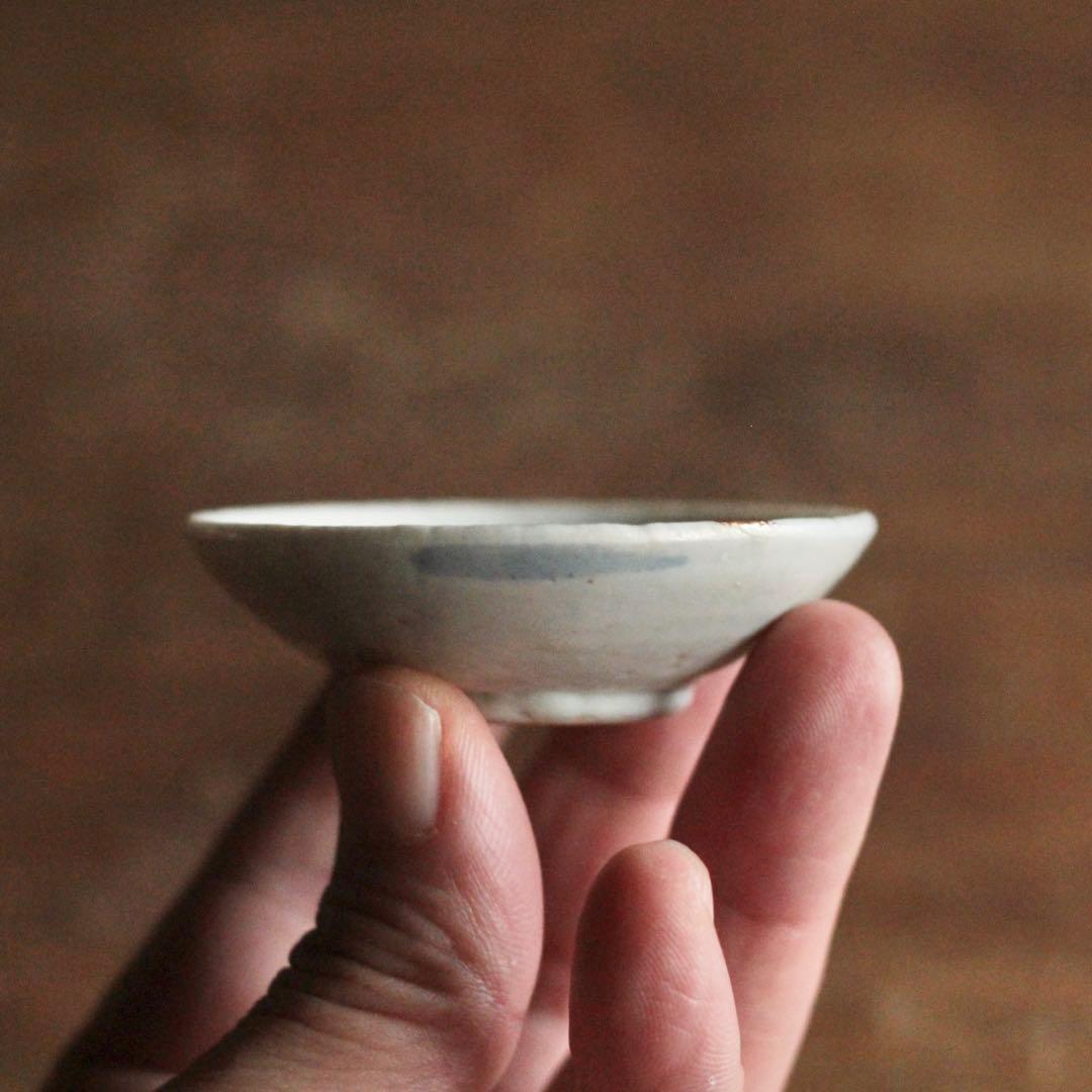 くらわんか 波佐見 染付 平盃 小皿 紅皿 古美術 古道具 アンティーク 酒器