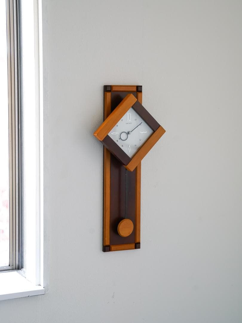 80-90's SEIKO ヴィンテージ 振り子時計 ミッドセンチュリー モダン