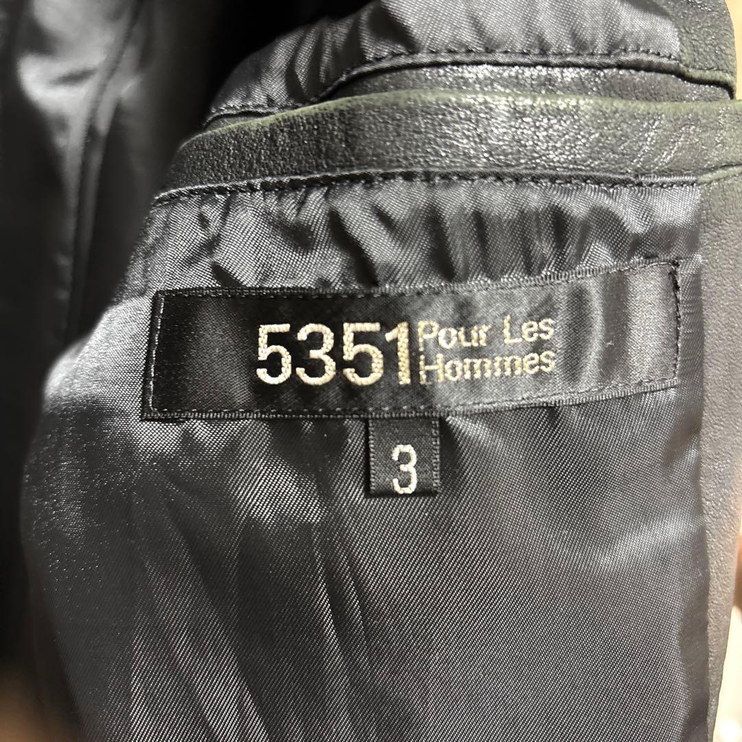 希少モデル5351プールオムレザージャケット（シープレザー）