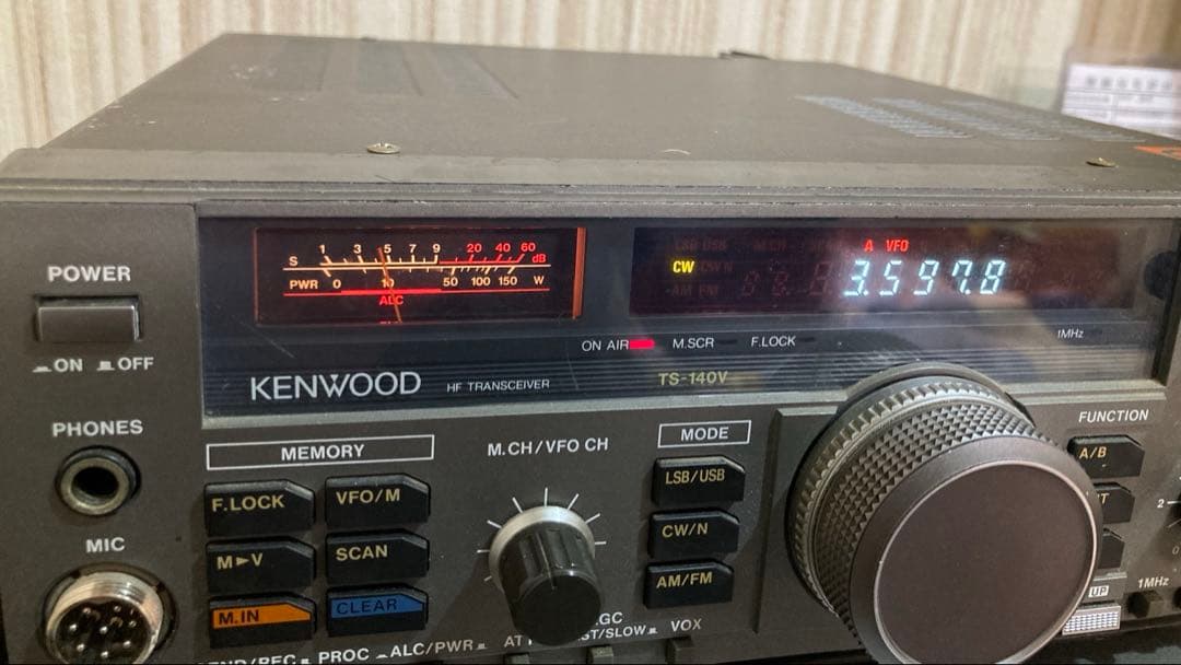 KENWOOD TS-140V HF10W受信機　（トランシーバー）