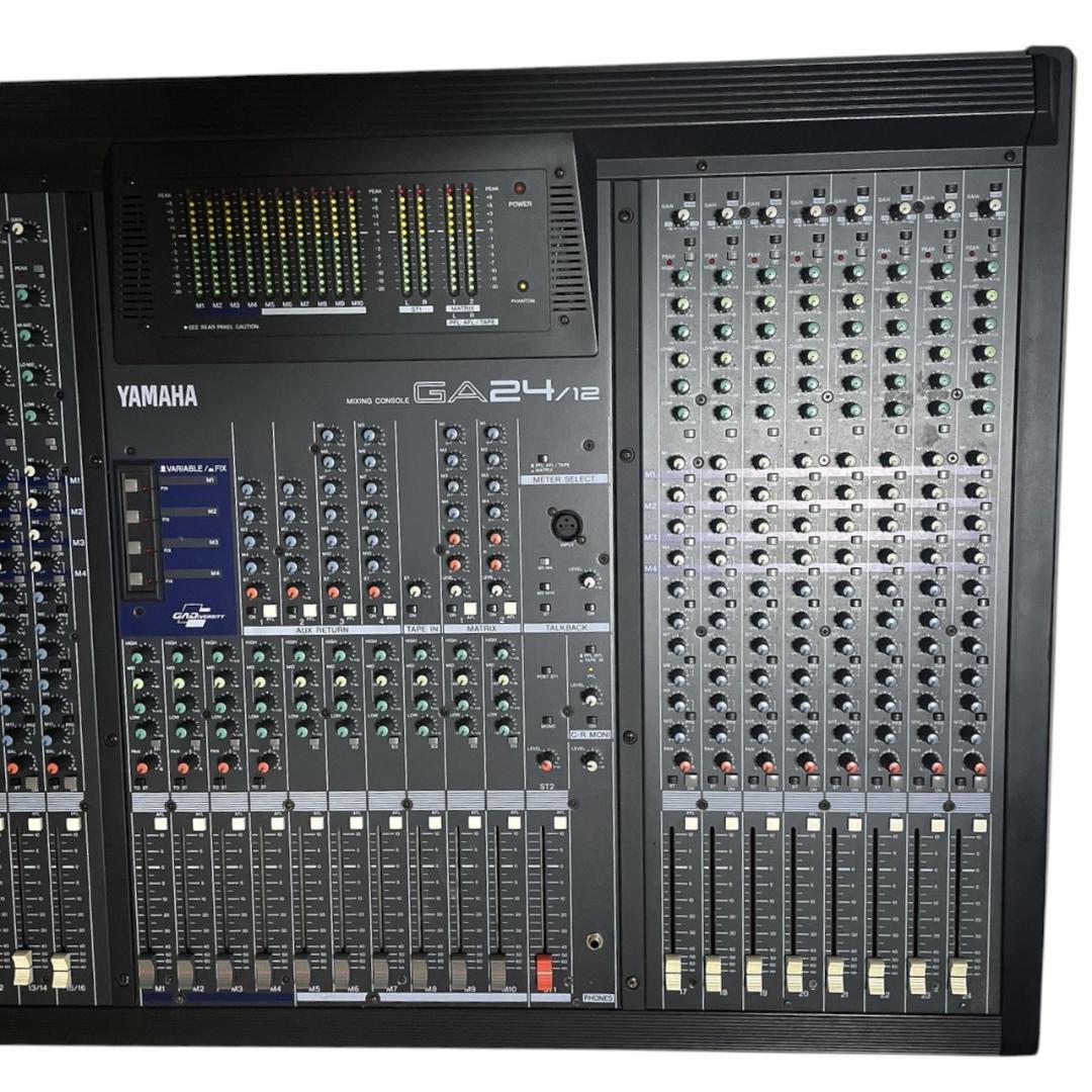 【希少・動作品】YAMAHA ヤマハ GA24/12 アナログミキサー 24ch