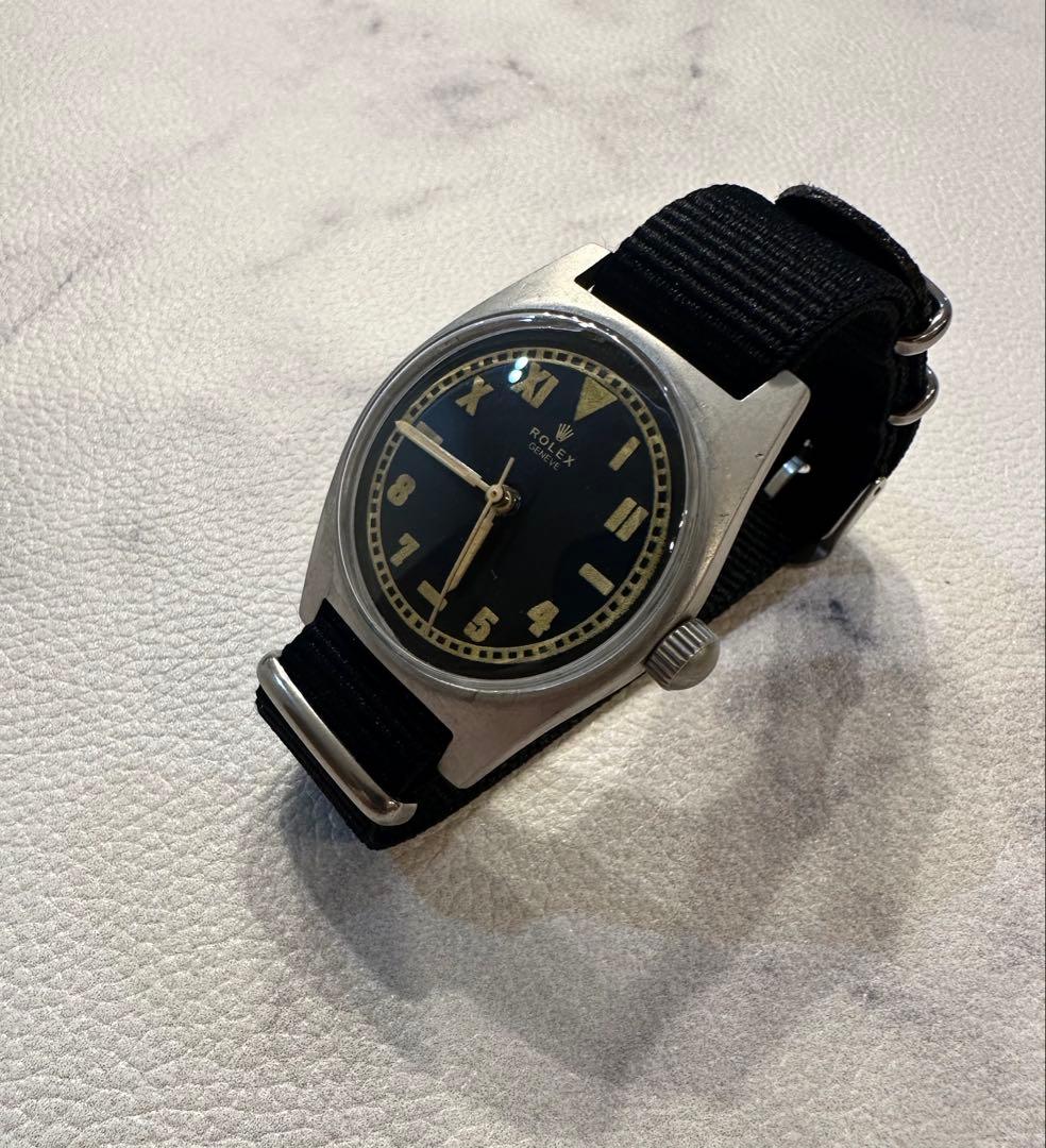 ロレックス　軍用　文字盤　希少　ミリタリー