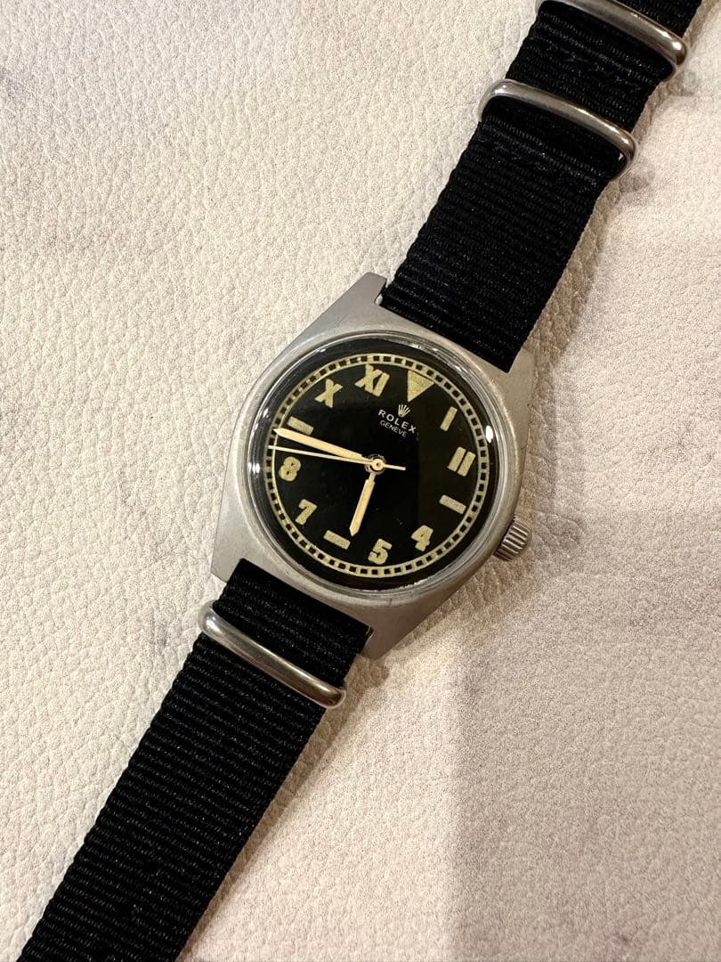 ロレックス　軍用　文字盤　希少　ミリタリー