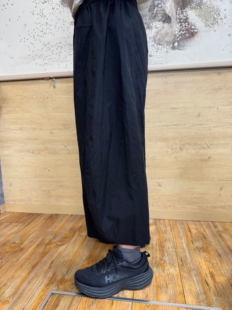 コムデギャルソン　ブラック　ワイドサルエルパンツ