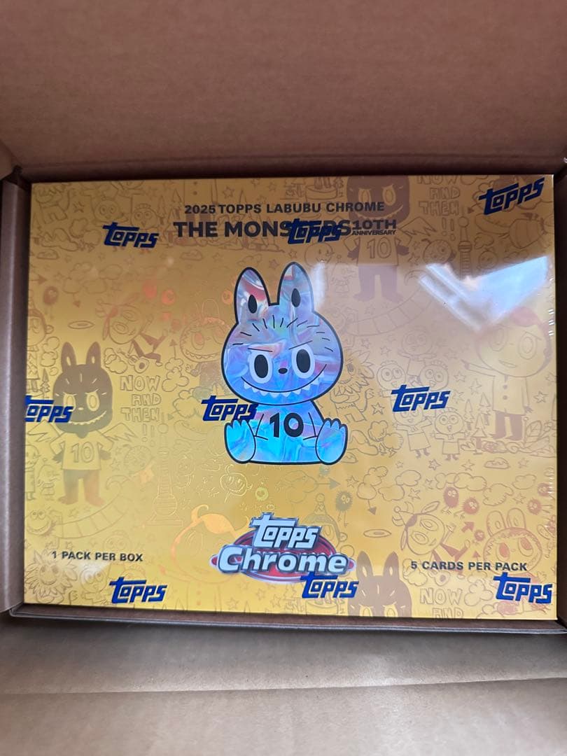 新品未開封Topps Chrome 10周年記念ボック ス ラブブ2BOX