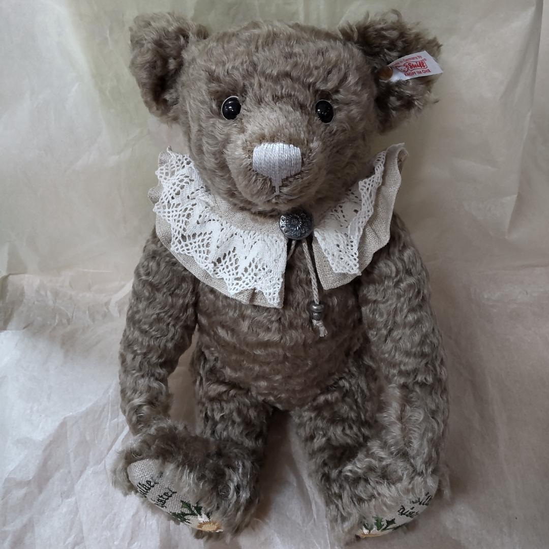 シュタイフ　テディベア　silberdistel　アンティーク風　ビンテージ調