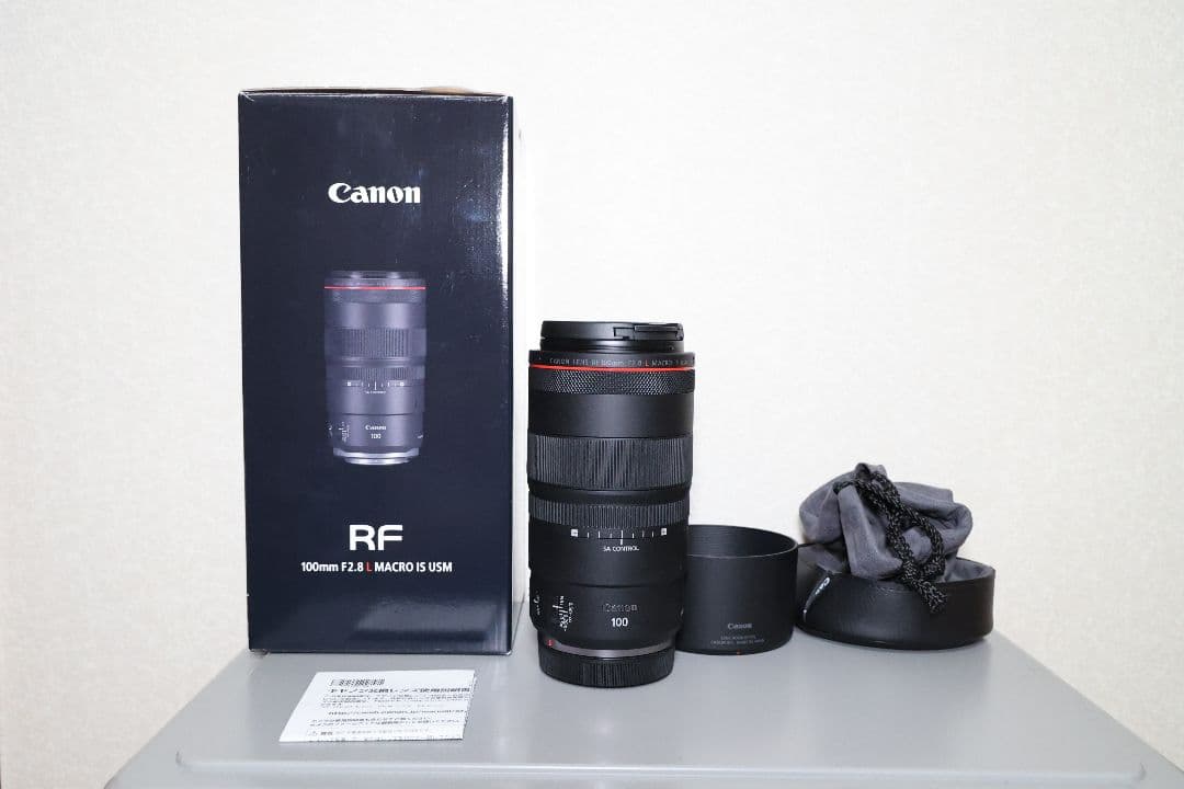 極上美品 キヤノン RF100mm F2.8 L MACRO IS USM