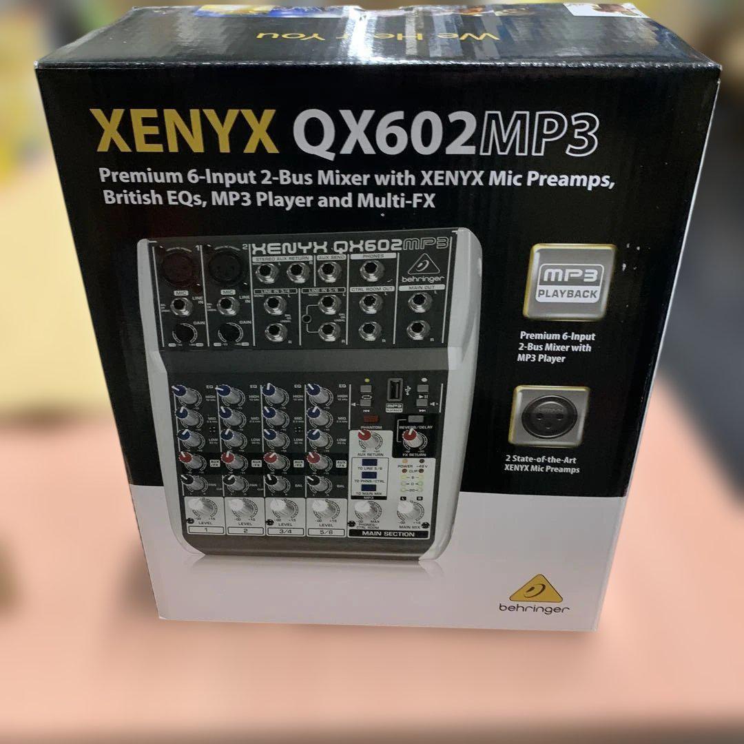 BEHRINGER XENYX アナログミキサー QX602MP3