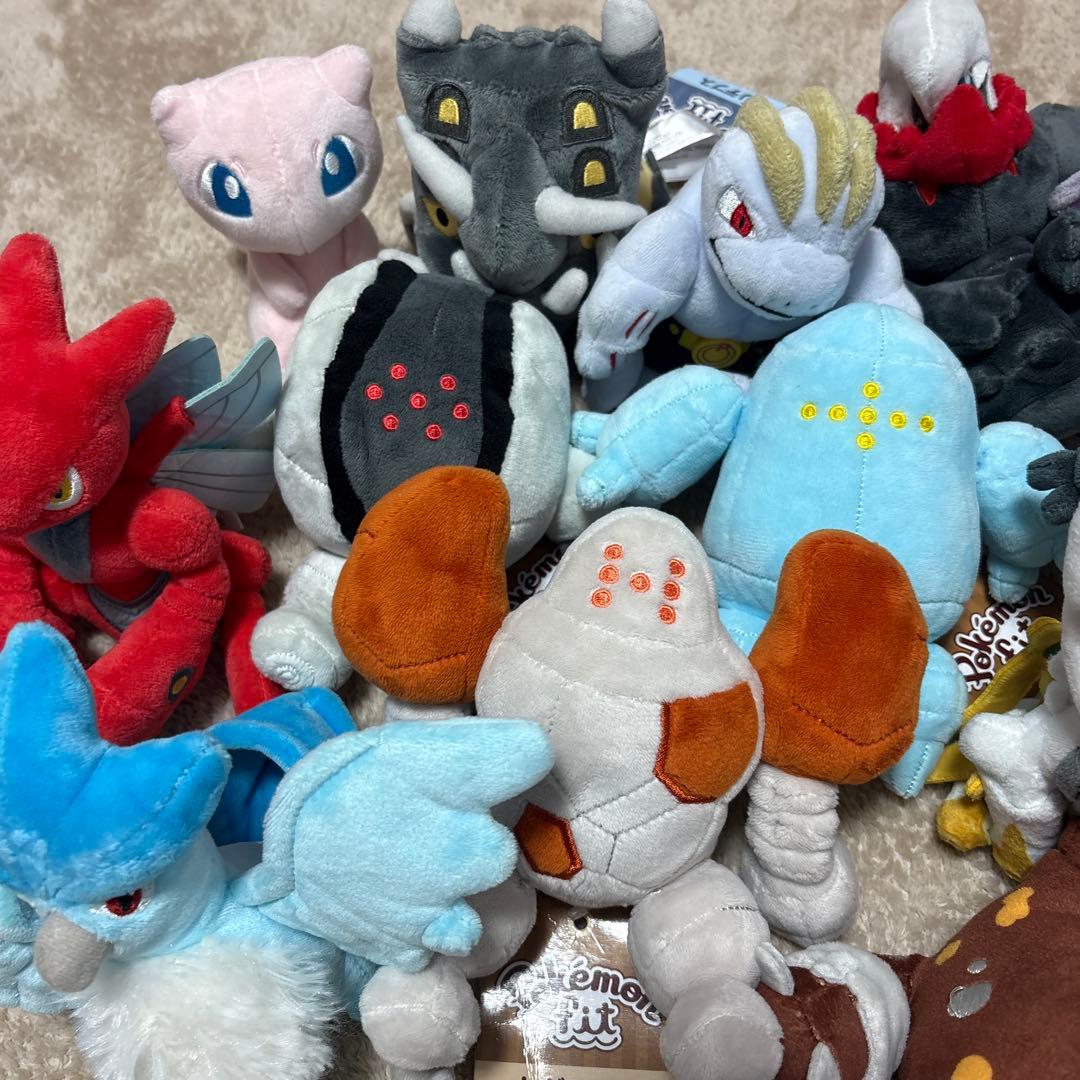 ポケモンフィットぬいぐるみ 18体セット　タグなしあり混在　まとめ売り
