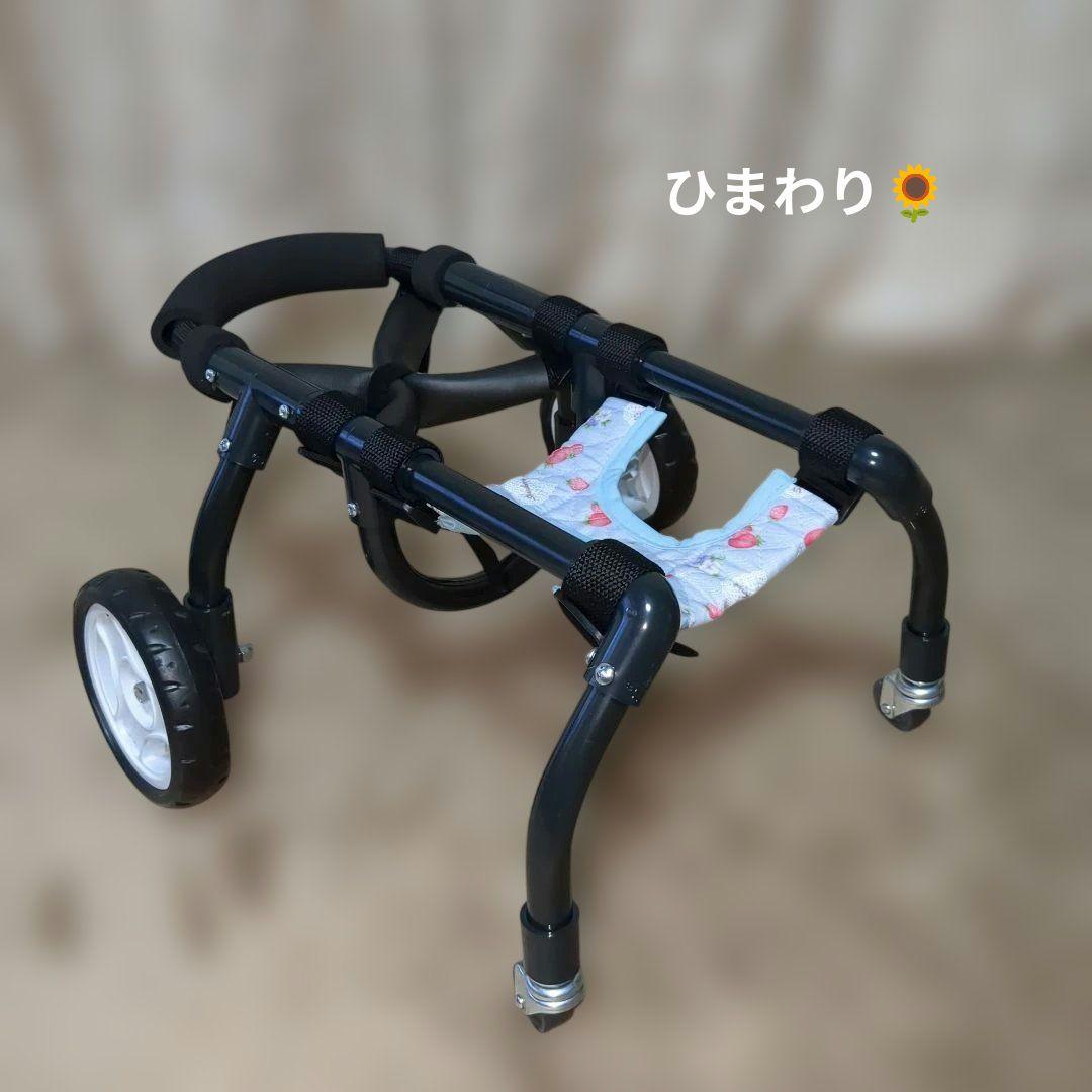 ワンちゃん4輪　リハビリ　食事補助　犬用車椅子　シニア犬補助　犬の歩行器