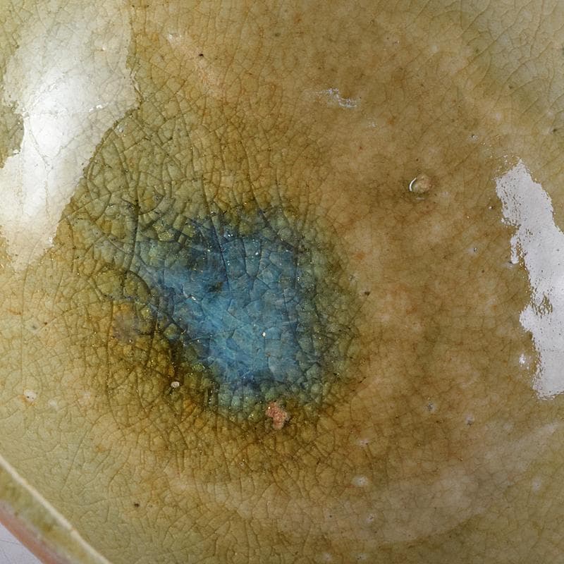 茶道具　須田祥豊造　信楽写　花橘茶碗　五客　共布共箱　V　R9366B