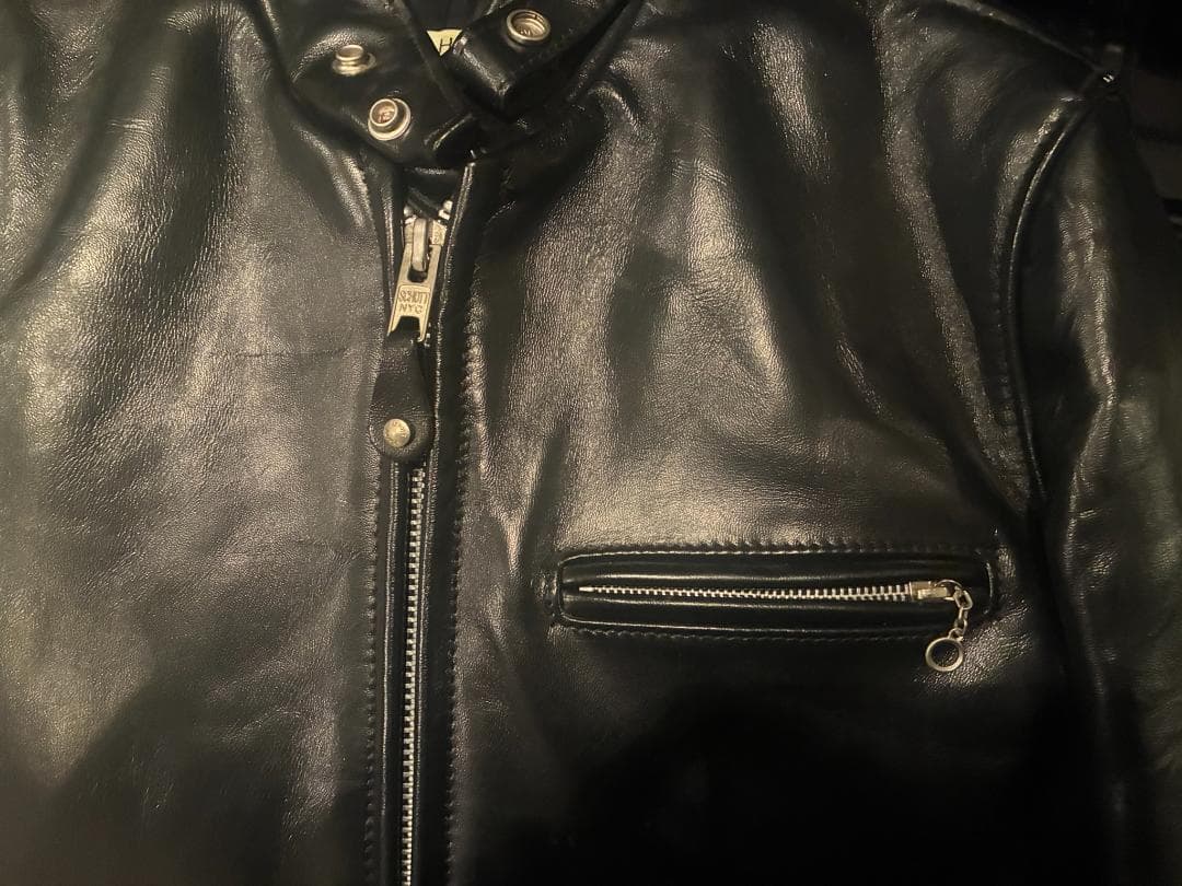 レア！Schott 641HH ホースハイド シングルライダース ショット 本革