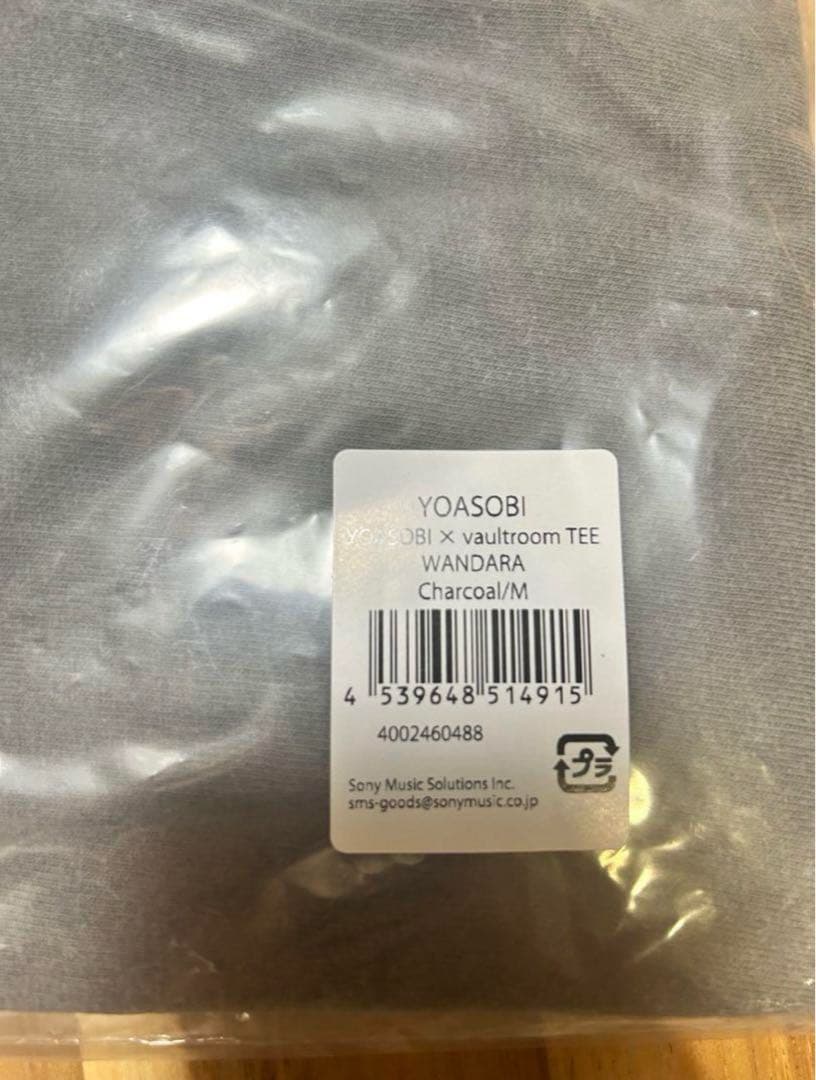 YOASOBI ワンダラ vaultroom Tシャツ Mサイズ チャコール