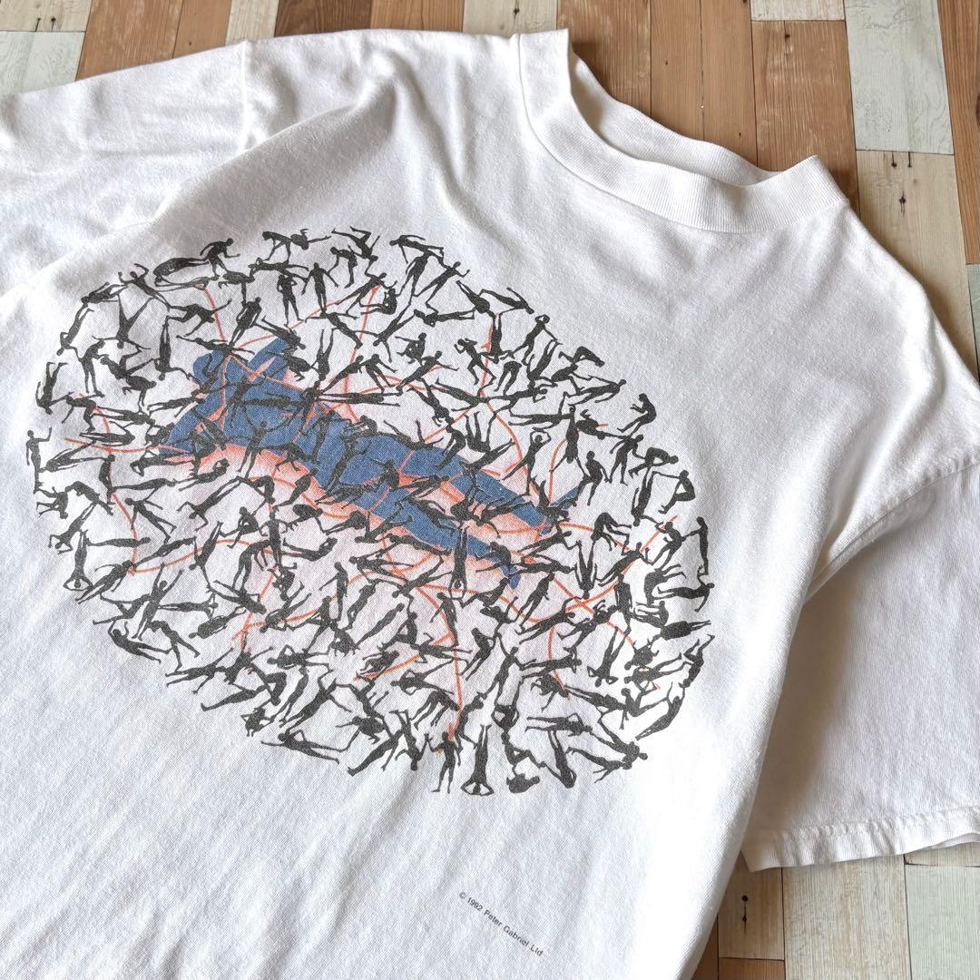 【USA製】90s Peter Gabriel ヴィンテージ ツアーTシャツ L